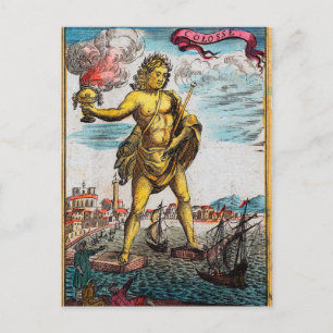 Cartão Postal Maravilhas do Mundo Antigo