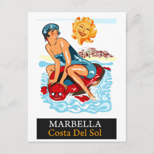 Cartão Postal Marbella, Costa Del Sol, Espanha
