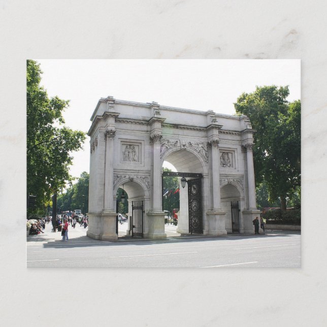 Cartão Postal Marble Arch, Londres (Frente)