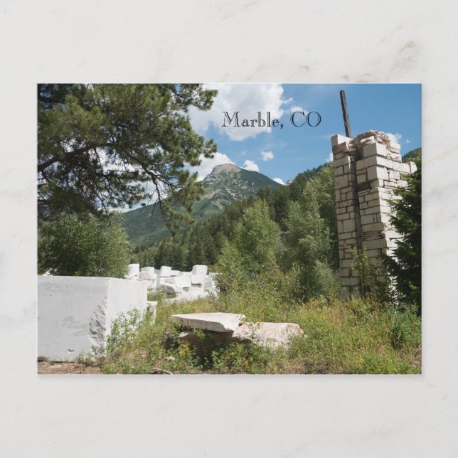 Cartão Postal Marble, CO (Frente)
