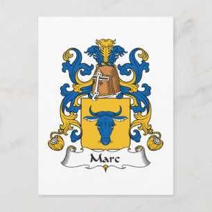 Cartão Postal Marc Family Crest