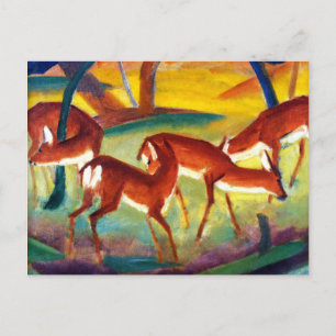 Cartão Postal Marc - Red Deer I