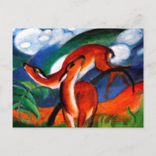 Cartão Postal Marc - Red Deer II