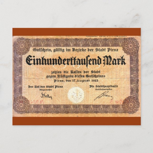 Cartão Postal Marca 100000 (Frente)