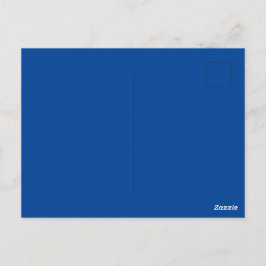 Cartão Postal Marca Personalizada Azul Escuro Imagem Perfeita Pa