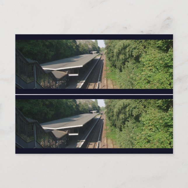 Cartão Postal Marcador de Berlim S-Bahn (Frente)