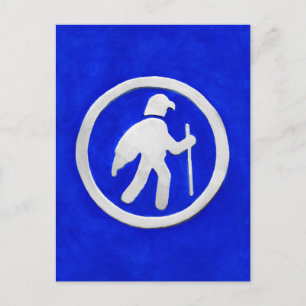 Cartão Postal Marcador de Trilha do Falcão