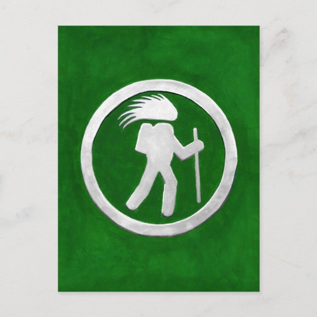 Cartão Postal Marcador de Trilha Porcupine (Frente)