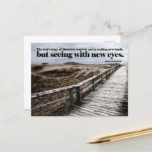 Marcel Proust Inspirational Cotação "Novos olhos"