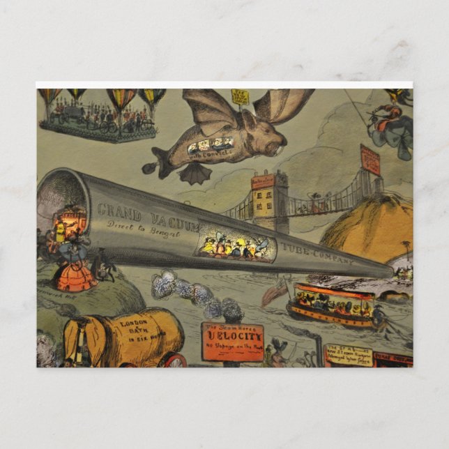 Cartão Postal Marcha do intelecto (Frente)