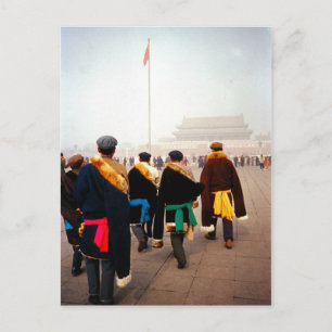 Cartão Postal Marchando através de Pequim