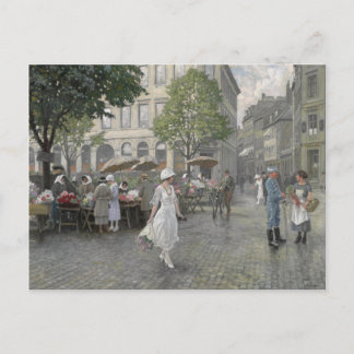 Cartão Postal Marché aux fleurs