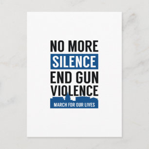 Cartão Postal Marche Pela Nossa Vida