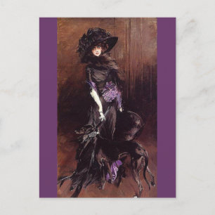 Cartão Postal Marchesa Luisa Casati - Boldini