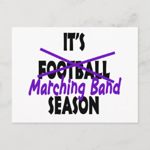 Cartão Postal Marching Band Season/ Purple