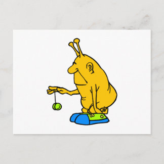 Cartão Postal Marciano com YoYo