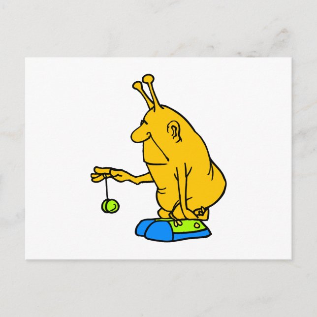 Cartão Postal Marciano com YoYo (Frente)