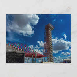 Cartão Postal Marco Arquitetônico Moderno da Torre de Treliça Ve