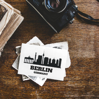 Cartão Postal Marco de Cityscape da Alemanha de Berlim