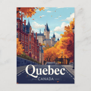 Cartão Postal Marco do Hotel Castelo da Cidade de Quebec
