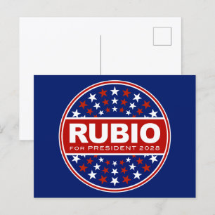 Cartão Postal Marco Rubio Presidente 2028