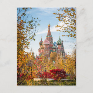 Cartão Postal Marcos Históricos   Catedral de São Basílio Moscou