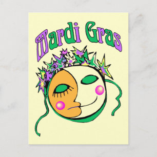 Cartão Postal Mardi Gras