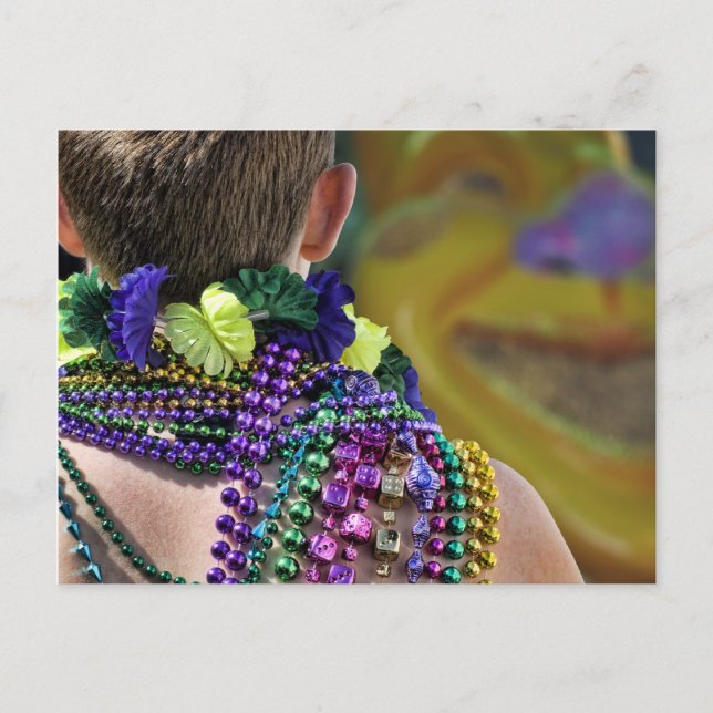 Cartão Postal Mardi Gras (Frente)