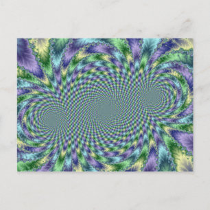 Cartão Postal Mardi Gras - Fractal