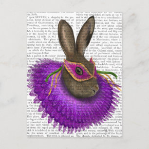 Cartão Postal Mardi Gras Hare 2