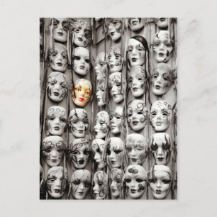 Cartão Postal Mardi Gras Mask