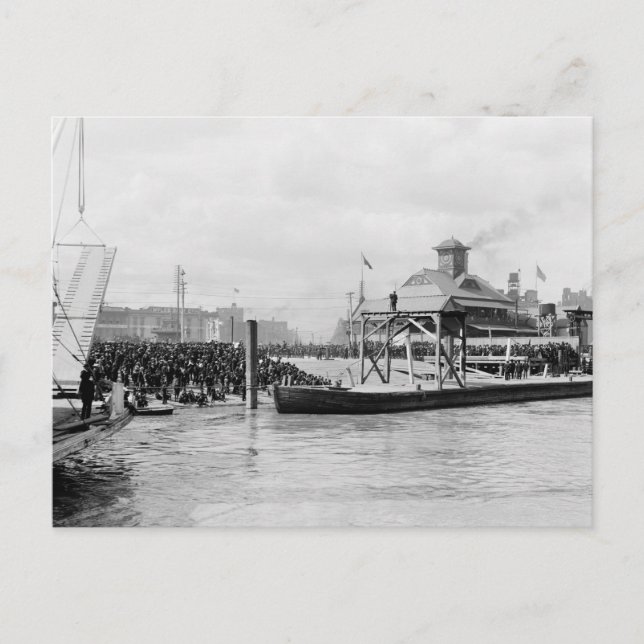 Cartão Postal Mardi Gras, Nova Orleans: 1910 (Frente)