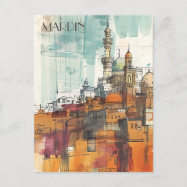 Cartão Postal Mardin Turkiye