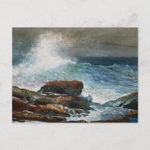Cartão Postal Maré Cheia Scarborough Maine Por Winslow Homer