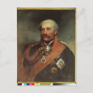 Cartão Postal Marechal Príncipe Von Blucher c.1816