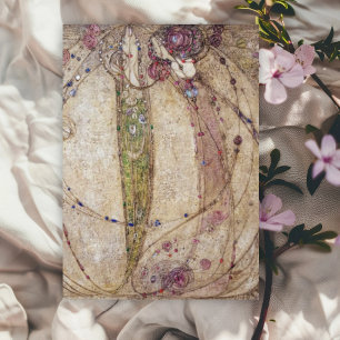 Cartão Postal Margaret MacDonald A Rosa vermelha e a Rosa Branca