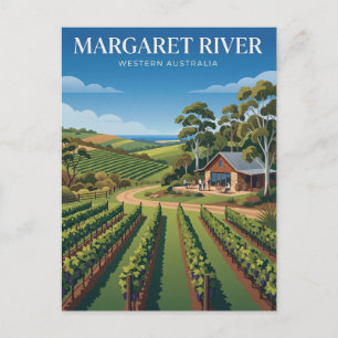 Cartão Postal Margaret River Austrália