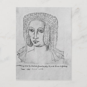 Cartão Postal Margarida de Brabante