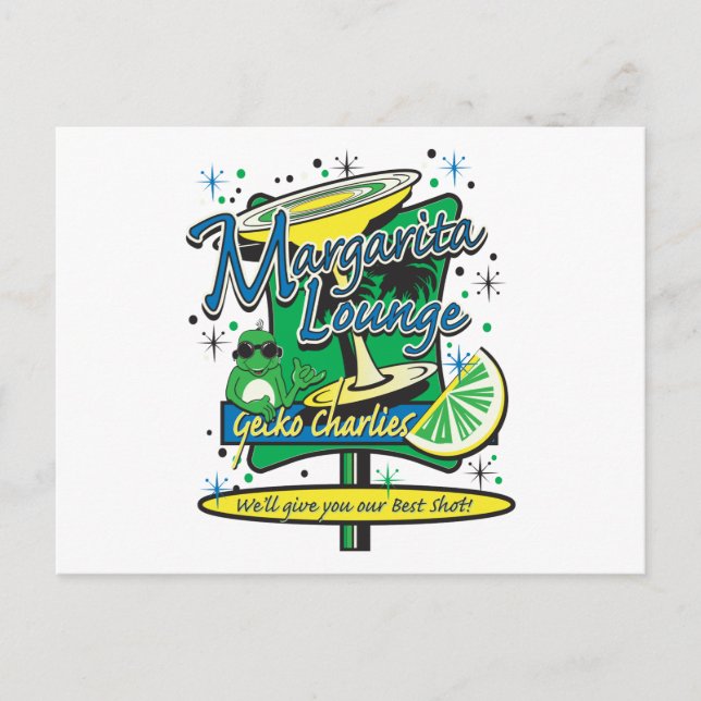 Cartão Postal Margarita-Cocktail-Lounge (Frente)