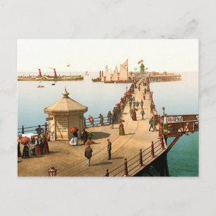 Cartão Postal Margate Jetty Vintage British Seaside