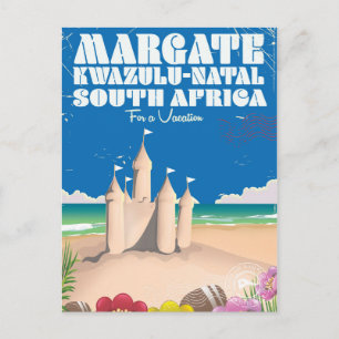 Cartão Postal Margate, KwaZulu-Natal impressão de viagem na Áfri