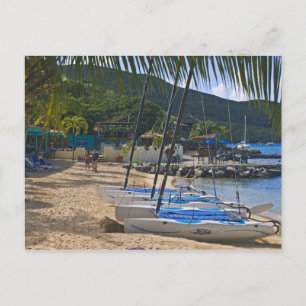 Cartão Postal Margem da praia no Leverick Bay Resort & Marina,