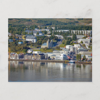 Cartão Postal Margem de Akureyri, Islândia