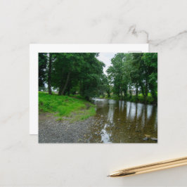 Cartão Postal Margens Pacíficas do Rio Elwy em St. Asaph