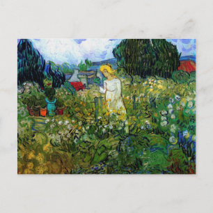 Cartão Postal Marguerite Gachet em Jardim Van Gogh Belas Artes