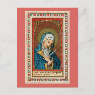 Cartão Postal Maria como Mater Dolorosa (Mãe das Dores) (SAU20)
