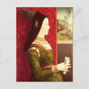 Cartão Postal Maria da Filha Burgundia de Carlos o Negrito