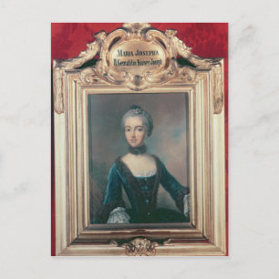 Cartão Postal Maria Josepha da Baviera, segunda esposa de Joseph