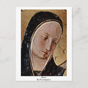 Cartão Postal Maria Por Fra Angelico