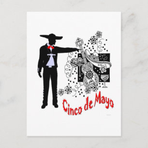 Cartão Postal Mariachi-Cinco de Mayo